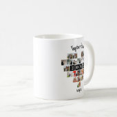 Mug Ensemble depuis l'an 22 Collage de photos de coupl (Devant droit)