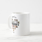 Mug Ensemble depuis l'an 22 Collage de photos de coupl (Devant gauche)