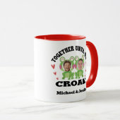 Mug Ensemble jusqu'à ce que nous coassions Grenouille  (Devant droit)