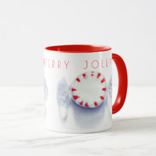 MUG ENSEMBLE MUGE "JOYEUX NOËL ET BONNE ANNÉE" BONBONS