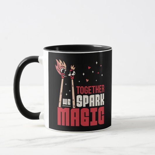 MUG ENSEMBLE, NOUS SPARK MAGIC CORCHES COUPLE (Gauche)