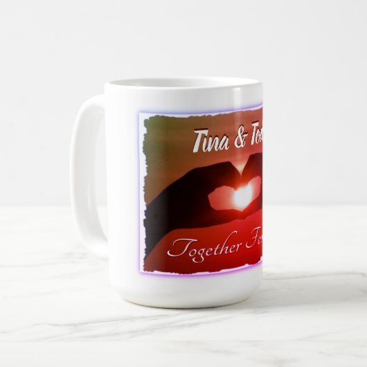 Mug Ensemble Paraphe Forever (Devant gauche)