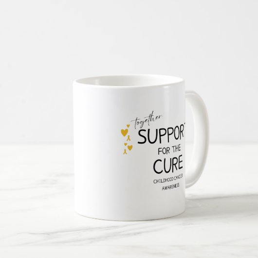 Mug ensemble.support.cure.cancer de l'enfance (Devant droit)