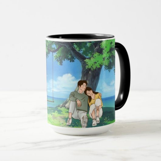 Mug Ensemble toujours - Amour côtier (Devant droit)