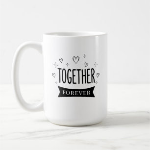 Mug Ensemble Typographie Minimaliste Unité Moderne & F