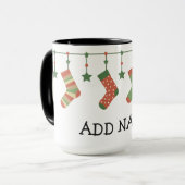 Mug ensemencement de Noël saison vacances d'hiver ajou (Devant gauche)