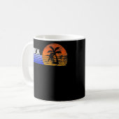 Mug Ensenada Souvenir Mexique Retro Sunset Trier été (Devant gauche)