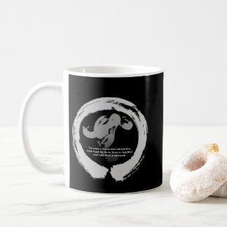 Mug Enso, cercle japonais avec le kanji de la MU,