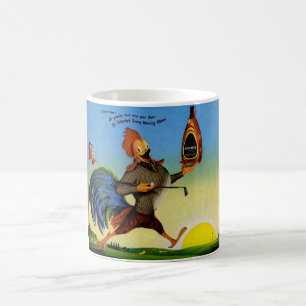 Mug Ensoleillé le coq de Schenley Bourbon sur le cou