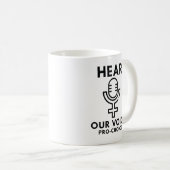 Mug Entendre Notre Choix Voice Pro (Devant droit)