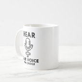 Mug Entendre Notre Choix Voice Pro (Devant gauche)