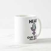 Mug Entendre Notre Choix Voice Pro (Devant droit)