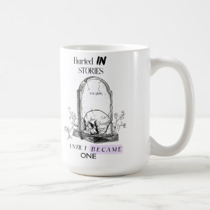 Mug Enterré dans des histoires Art Dark Academia