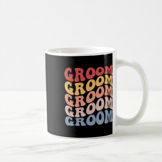 Mug Enterrement de vie de garçon Groovy (Droite)