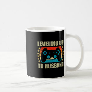 Mug Enterrement de vie de garçon niveler jusqu'à marié