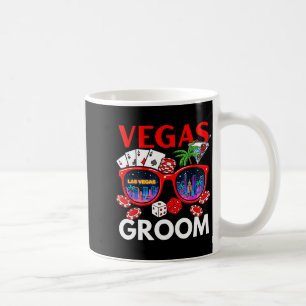 Mug Enterrement de vie de garçon Vegas Wedding Groom-S