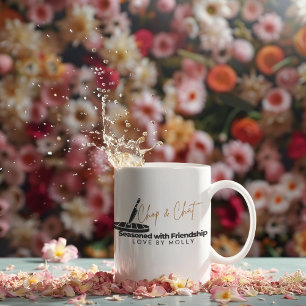 Mug enterrement de vie de jeune fille Chop and Chat