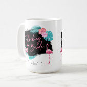 Mug Enterrement de vie de jeune fille flamant rose ID9 (Devant gauche)
