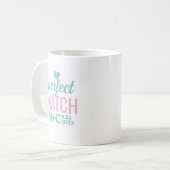 Mug Enterrement de vie de jeune fille Parfaite Corresp (Devant gauche)