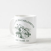 Mug Enterrement de vie de jeune fille simple moderne a (Devant gauche)