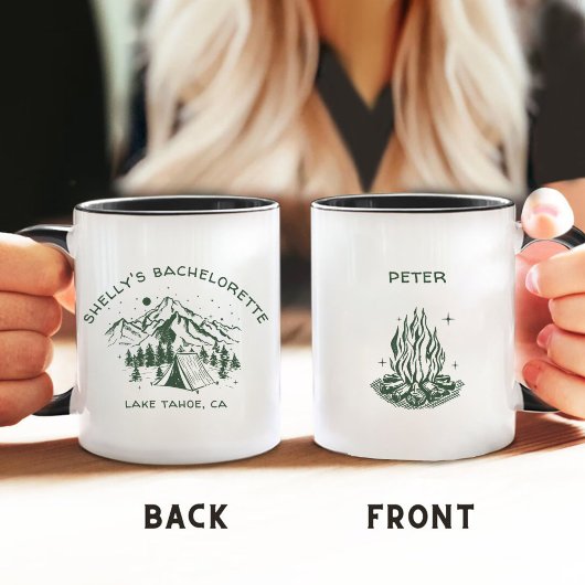 Mug Enterrement de vie de jeune fille simple moderne d