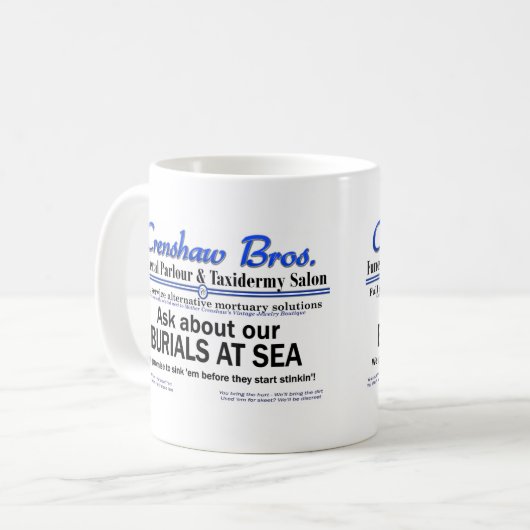 Mug Enterrement En Mer (Devant gauche)
