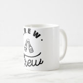 Mug Enterrements de vie de jeune fille Équipages de br (Devant droit)