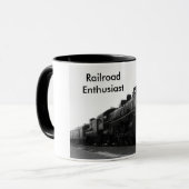 Mug Enthousiaste de chemin de fer (Devant gauche)