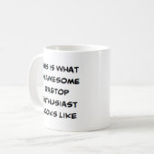 Mug enthousiaste de ragtop, génial (Devant gauche)