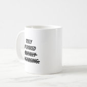 Mug Entièrement préparé mentalement à improviser. (Devant gauche)