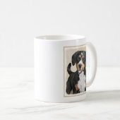 Mug Entlebucher Mountain Dog Peinture - Art original (Devant droit)