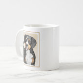 Mug Entlebucher Mountain Dog Peinture - Art original (Devant gauche)