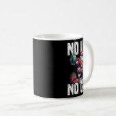 Mug Entraînement amusant Lifting Noël Père Noël Squat  (Devant droit)