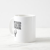 Mug Entraînement de musculation drôle enregistré Flex (Devant gauche)