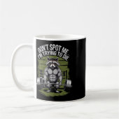 Mug Entraînement de musculation Ne me repérez pas, j'e (Gauche)