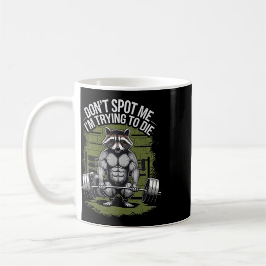 Mug Entraînement de musculation Ne me repérez pas, j'e (Gauche)