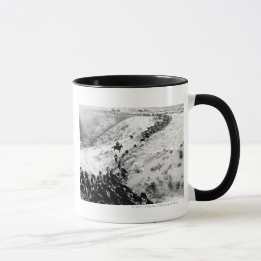 Mug Entraînement des bétail pendant l'hiver (Droite)