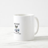 Mug Entraînement Drôle Chat Parce Que Le Meurtre Est M (Devant droit)