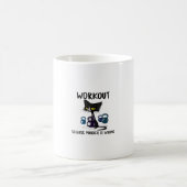 Mug Entraînement Drôle Chat Parce Que Le Meurtre Est M (Centre)