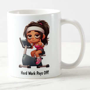 Mug Entraînement personnalisable sur vélo d'exercice