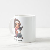 Mug Entraînement personnalisable sur vélo d'exercice (Devant gauche)