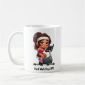Mug Entraînement personnalisable sur vélo d'exercice (Gauche)