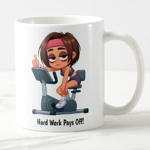 Mug Entraînement personnalisé sur vélo d'appartement