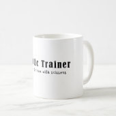 Mug Entraîneur Athlétique Certifié Pour Fonctionner Av (Devant droit)
