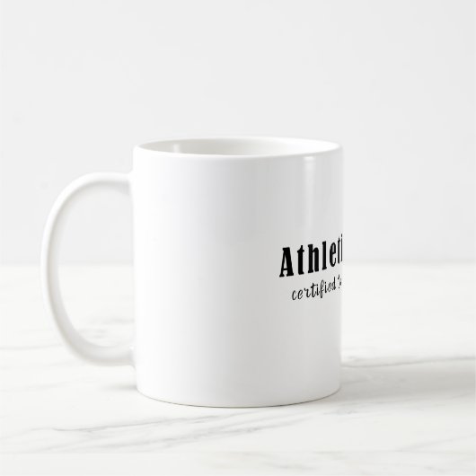 Mug Entraîneur Athlétique Certifié Pour Fonctionner Av (Gauche)