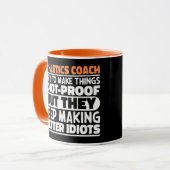 Mug Entraîneur D'Athlétisme J'Essaie De Faire Des Chos (Devant gauche)