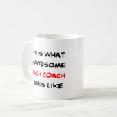 Mug entraîneur de banc, génial (Devant gauche)