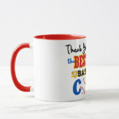 Mug Entraîneur de baseball Merci (Gauche)