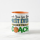 Mug Entraîneur de basket-ball Merci (Centre)