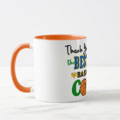 Mug Entraîneur de basket-ball Merci (Gauche)